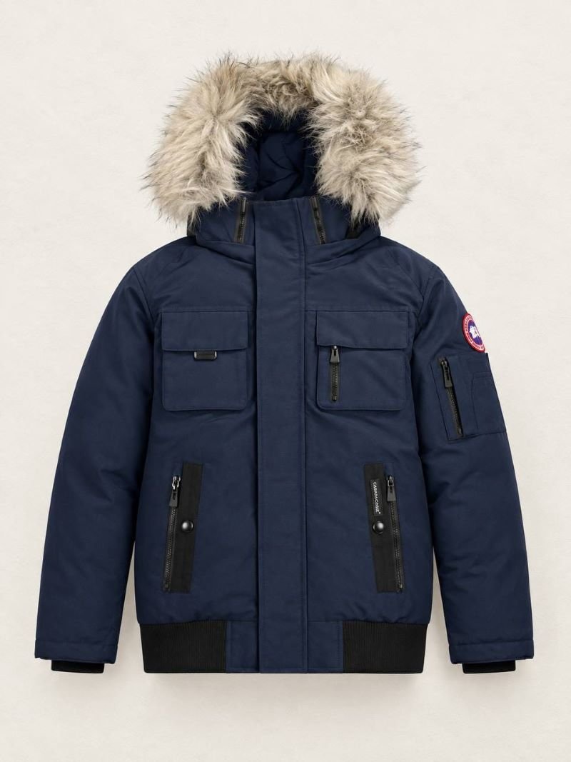 Canada Goose Junior Arctic Program Fur-Trimmed Bomber Jacket - Kids Luxury Winter Outerwear - Image 2