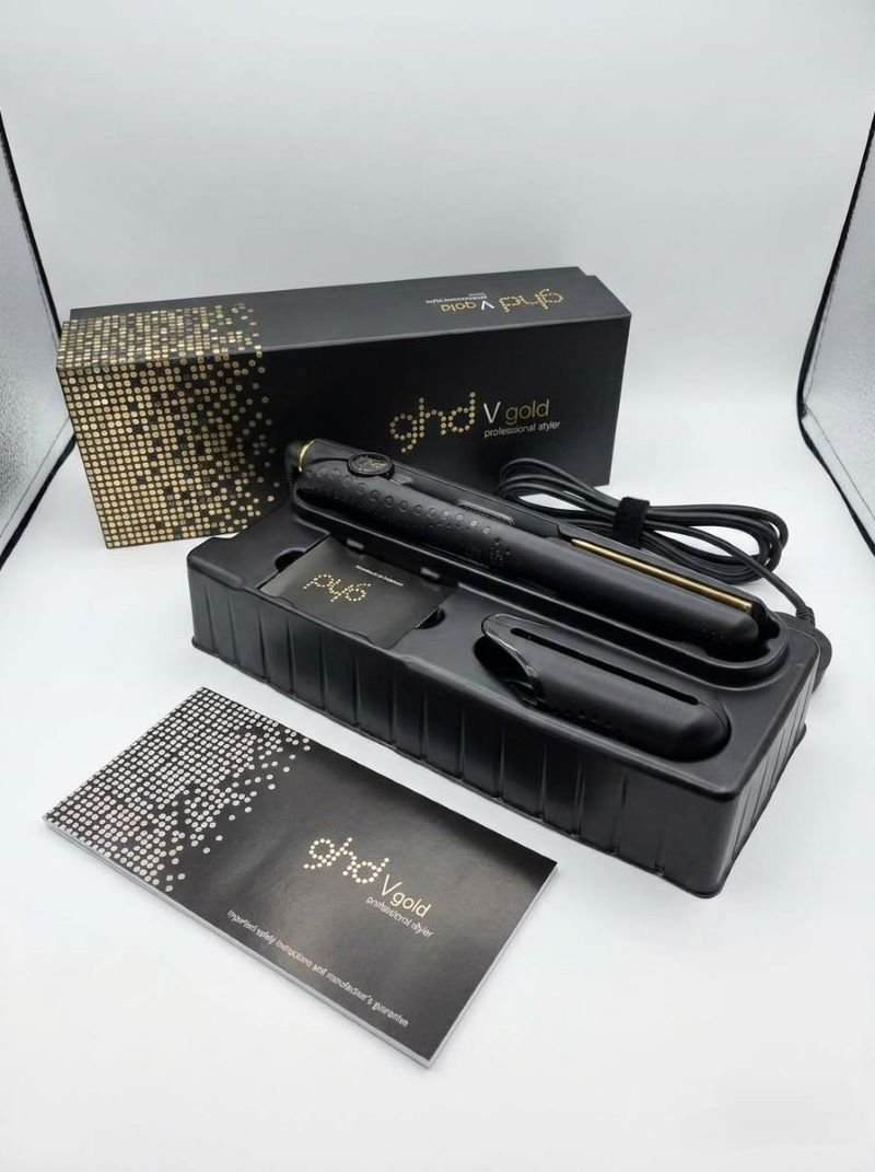 GHD V Gold Professional Styler - Luxury Hair Straightener & Styling Set