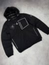 Moncler Grenoble Men's Black Hooded Down Jacket