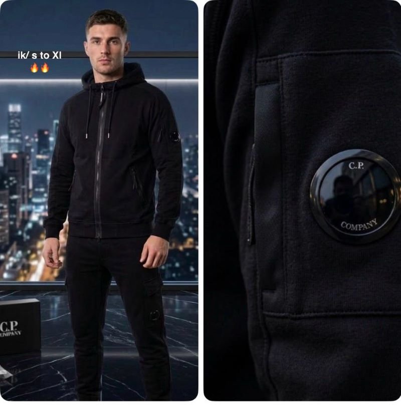 C.P. Company Men's Lens Fleece Tracksuit Collection