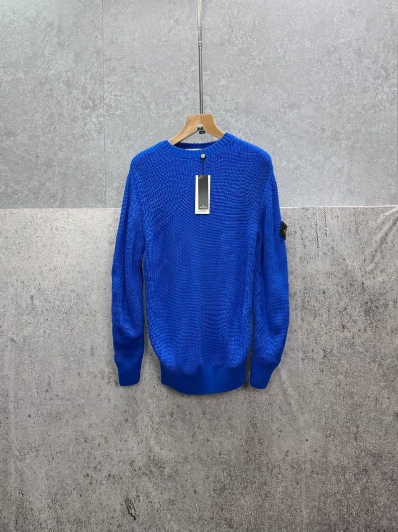 Stone Island Men's Ribbed Crewneck Knit Sweater - Image 2