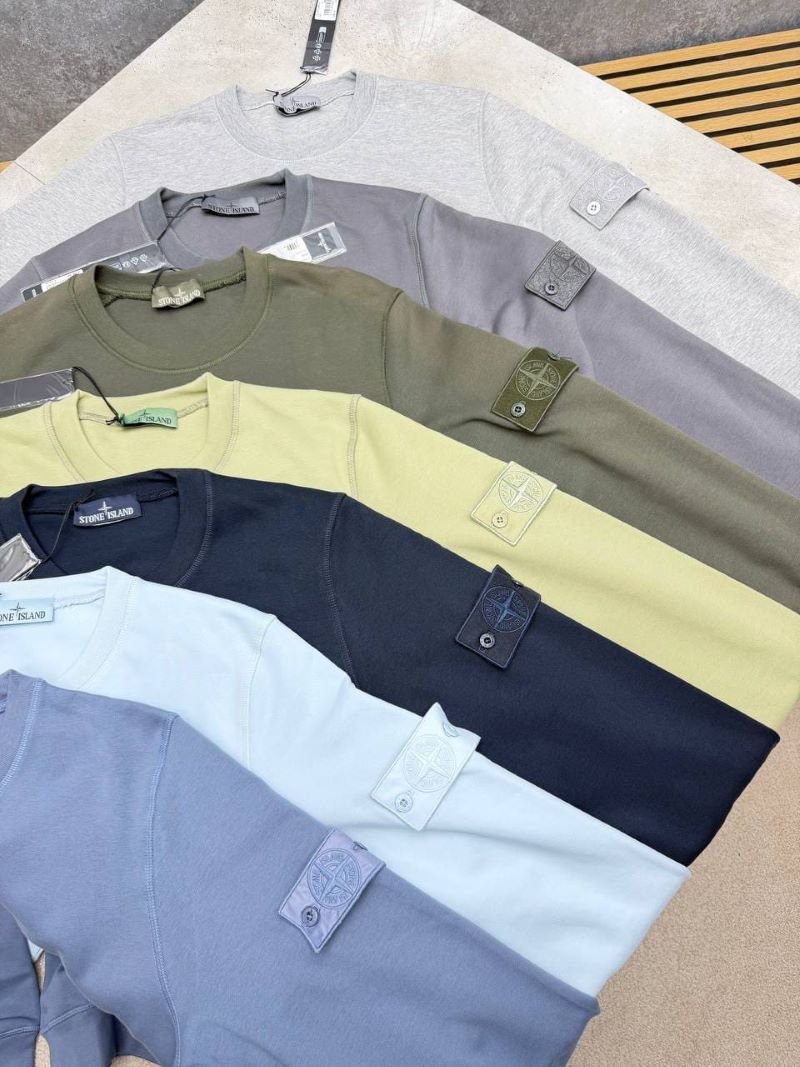 Stone Island Men's Classic Crewneck Sweatshirt Collection - Image 2