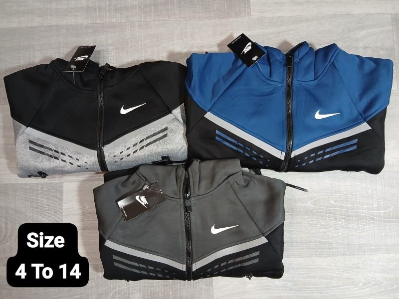 Kids Nike Tech Fleece Full-Zip Tracksuit Set – Sizes 4 to 14