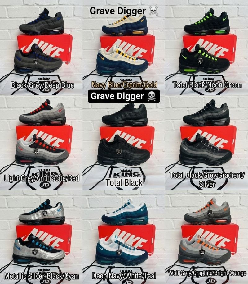 Nike Air Max 95 Collection – Iconic Colorways & Streetwear Style