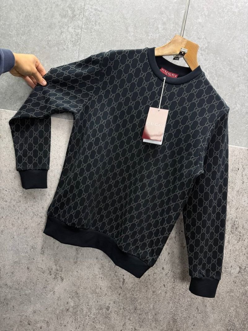 Gucci Embossed Monogram Crewneck Sweatshirt - Premium Designer Pullover - Image 12