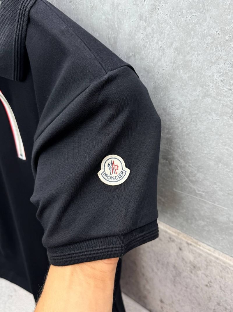 Moncler Designer Quarter-Zip Polo Shirt Collection - Image 11