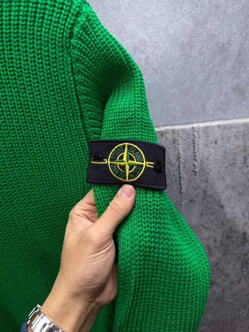 Stone Island Men's Ribbed Crewneck Knit Sweater - Image 12