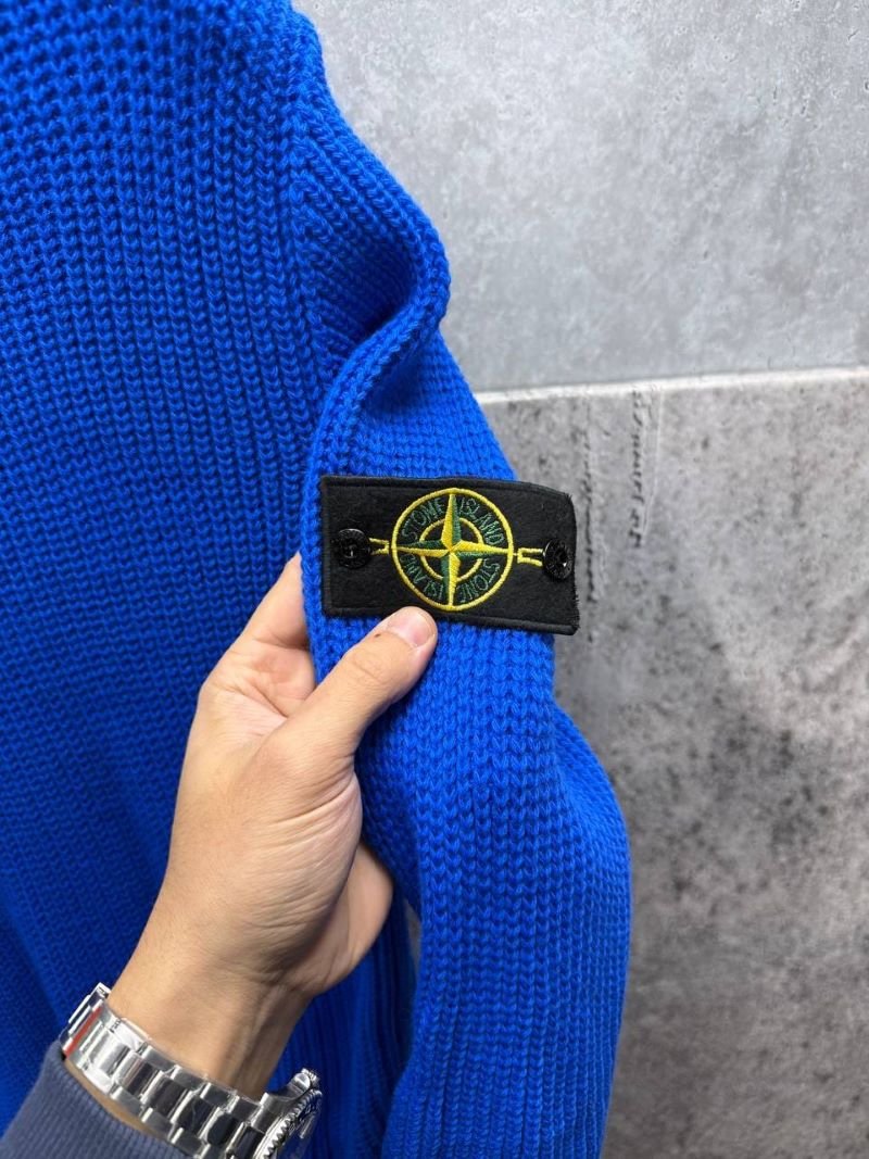 Stone Island Men's Ribbed Crewneck Knit Sweater - Image 13