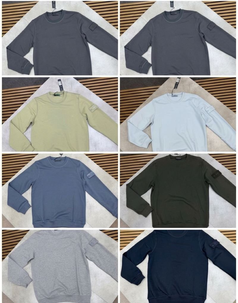 Stone Island Men's Classic Crewneck Sweatshirt Collection
