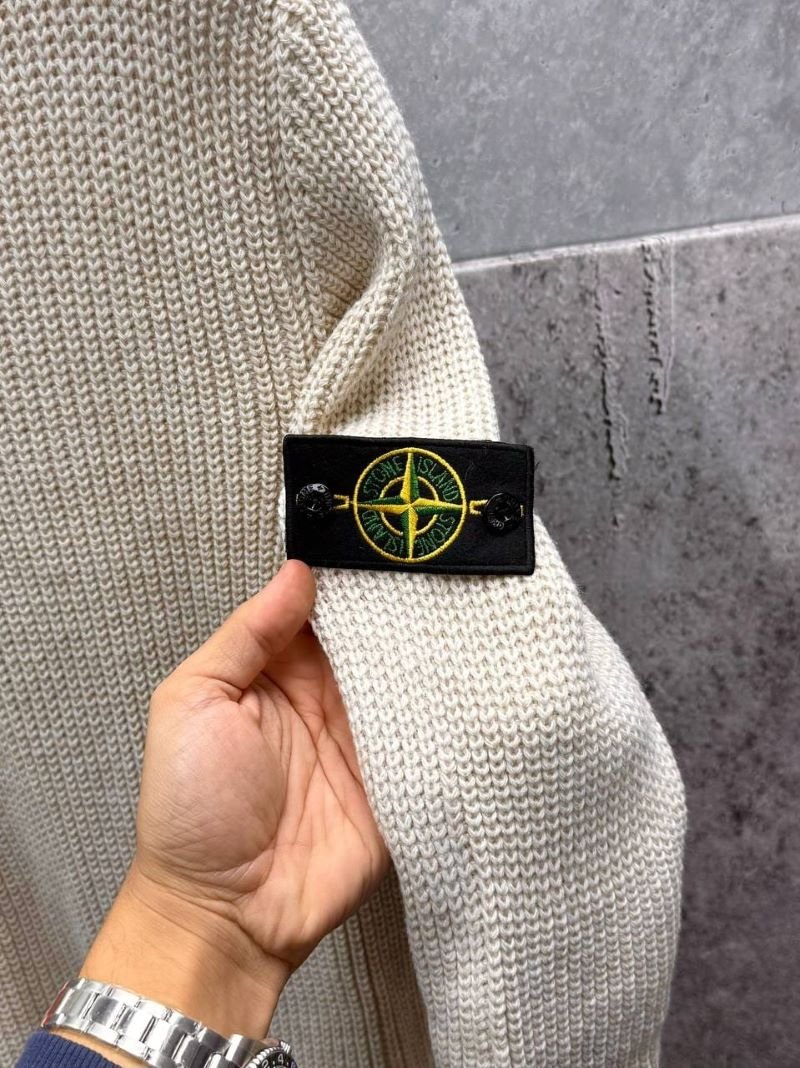 Stone Island Men's Ribbed Crewneck Knit Sweater - Image 14
