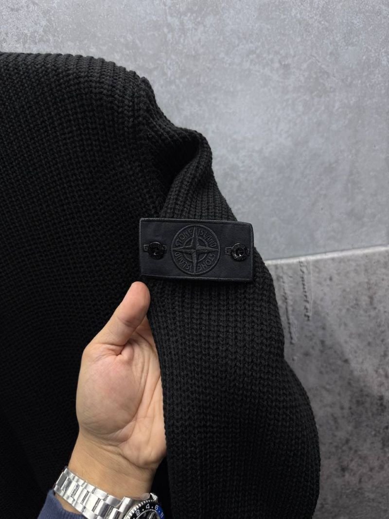 Stone Island Men's Ribbed Crewneck Knit Sweater - Image 15