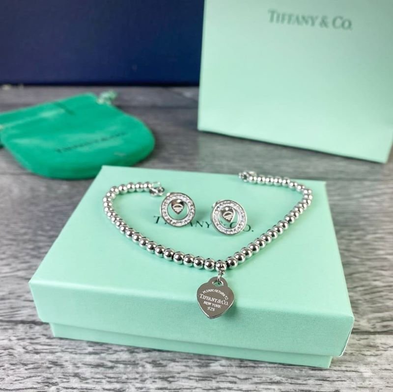 Premium Tiffany & Co. Inspired Jewelry Sets Golden / Silver - Image 18