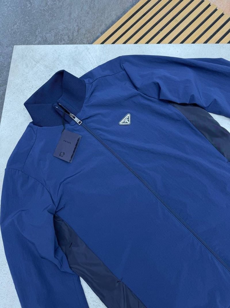 Prada Men's Enamelled Triangle Logo Zip-Through Softshell Track Jacket - Image 2