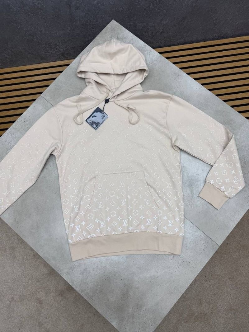 Louis Vuitton Gradient Monogram Crystal Pullover Hoodie Collection - Image 2