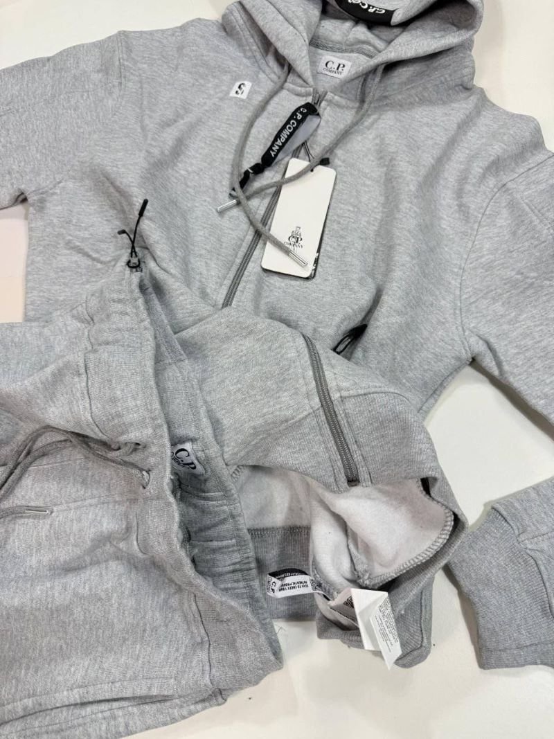 C.P. Company Goggle Lens Hooded Tracksuit Set - Men's Full-Zip Jacket and Cargo Joggers - Image 2