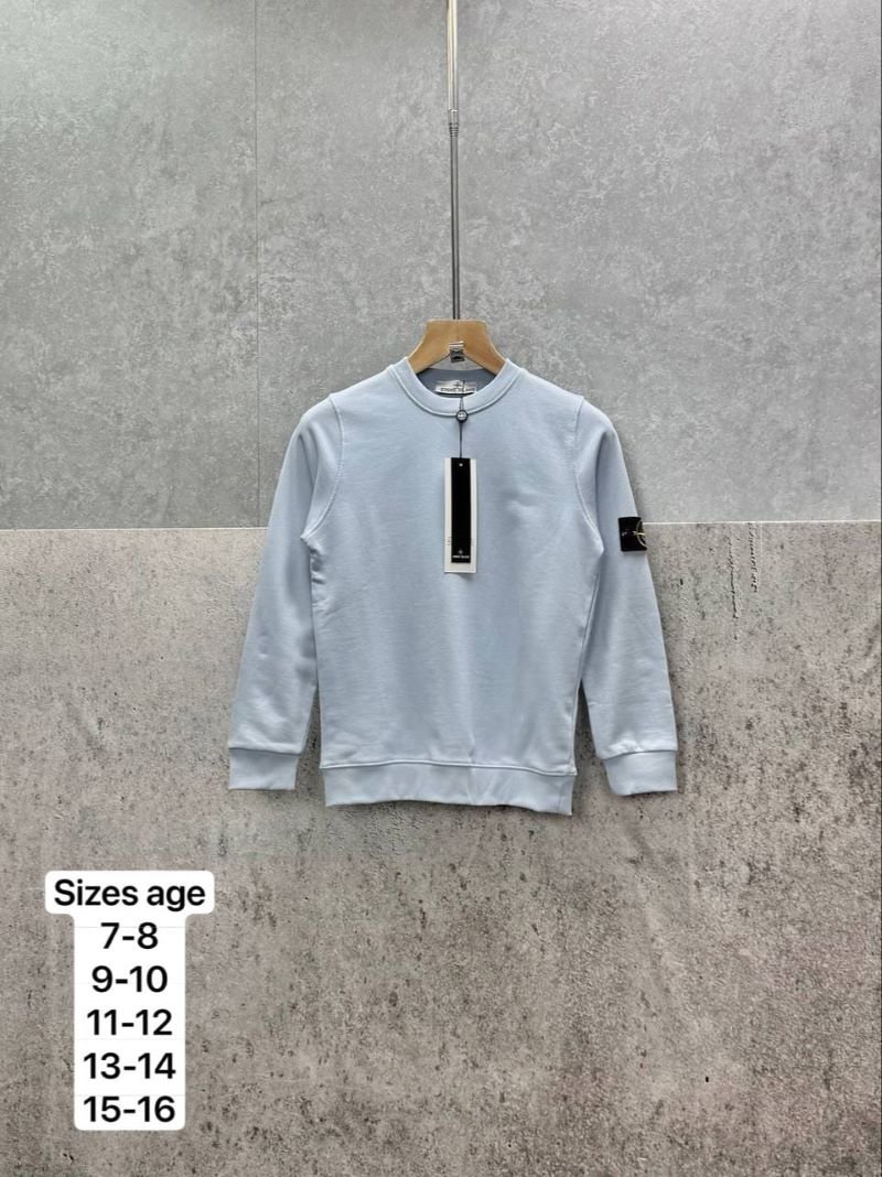 Stone Island Junior / Kid'sCompass Patch Cotton Sweatshirt Collection - Kids Designer Pullover - Image 2