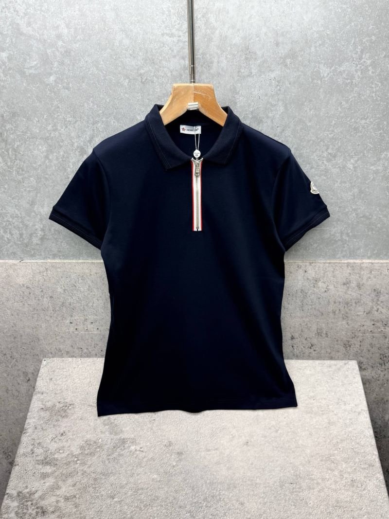Moncler Designer Quarter-Zip Polo Shirt Collection - Image 2