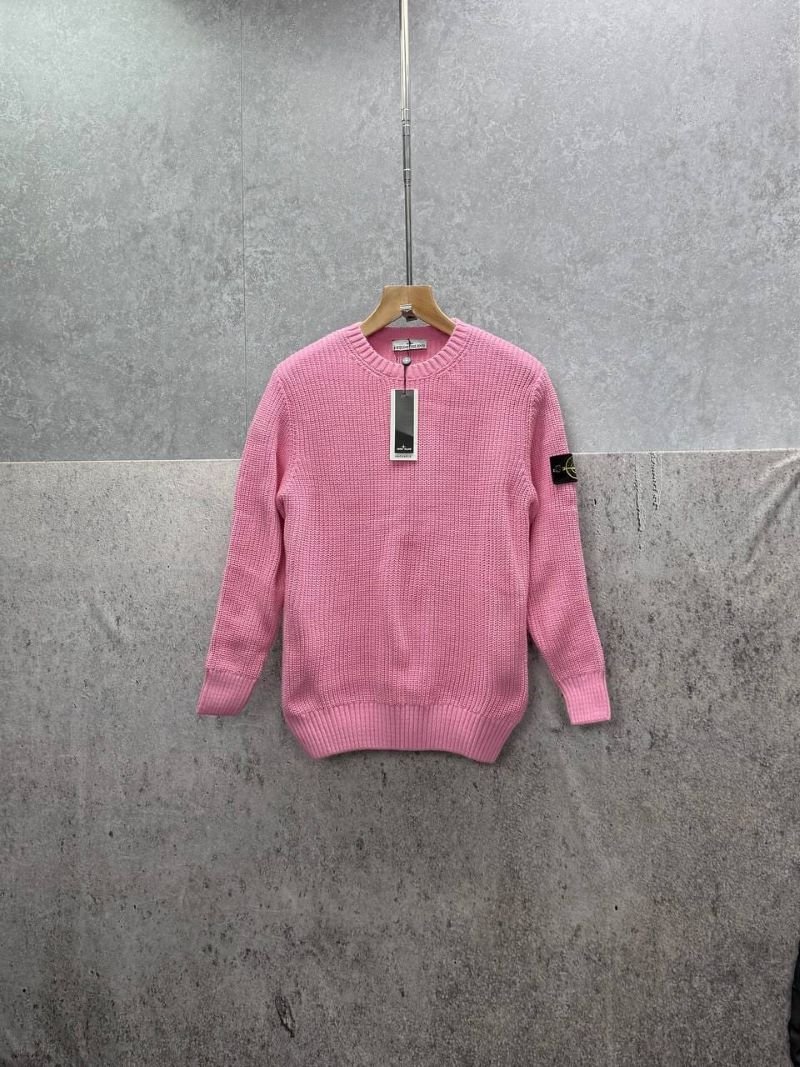 Stone Island Men's Ribbed Crewneck Knit Sweater - Image 3