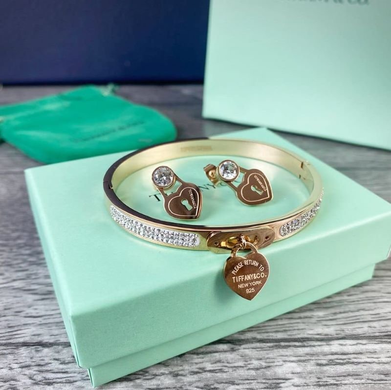 Premium Tiffany & Co. Inspired Jewelry Sets Golden / Silver - Image 3