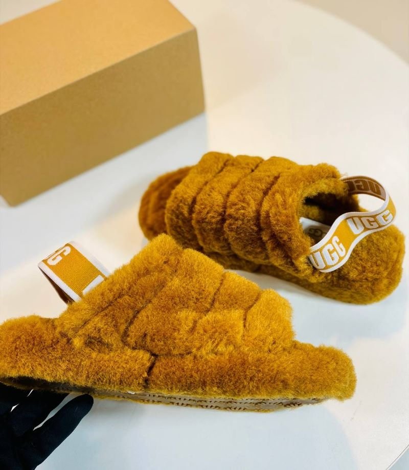 UGG Fluff Yeah Slide – Plush Shearling Slingback Slippers and Sandals - Image 2