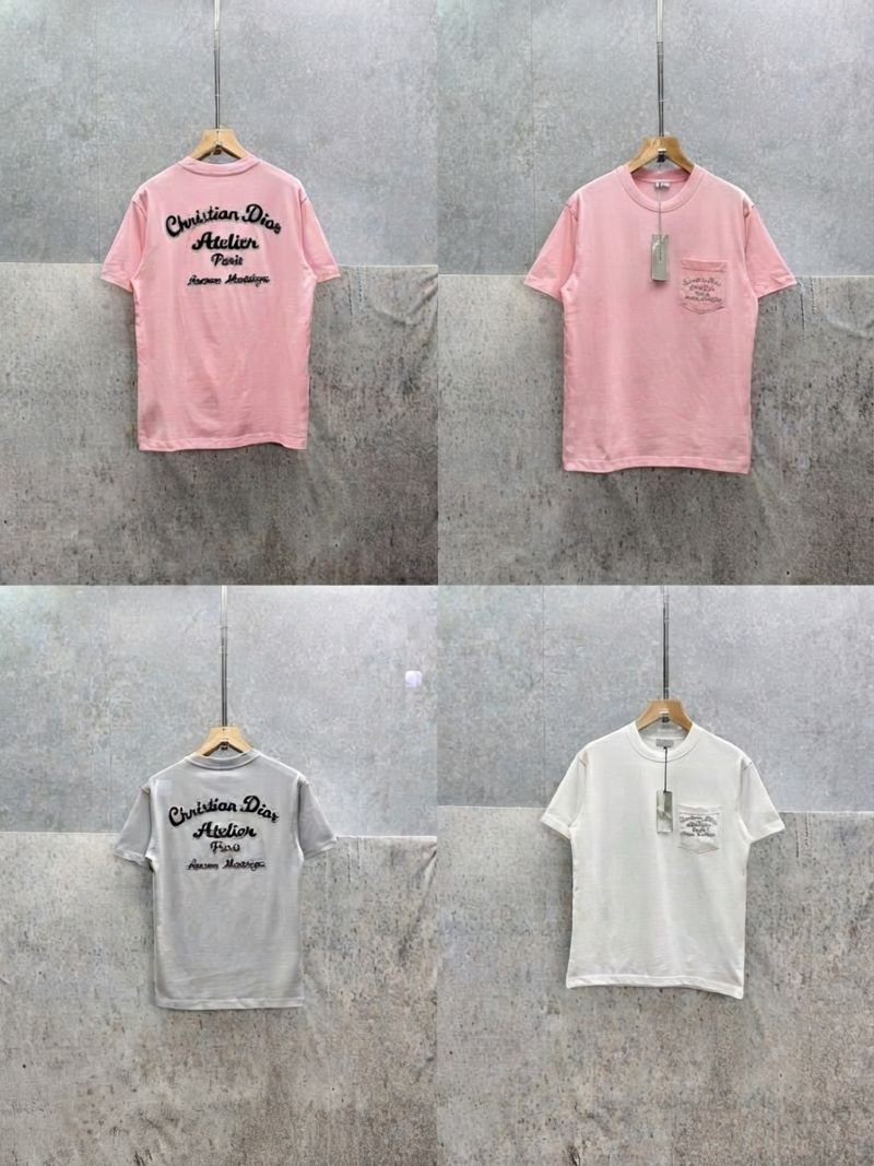 Christian Dior Atelier Paris Avenue Montaigne Designer T-Shirt Collection - Luxury Cotton Tee