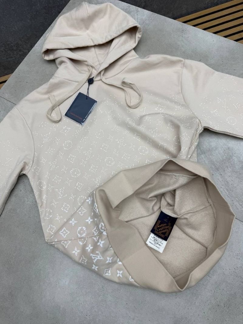 Louis Vuitton Gradient Monogram Crystal Pullover Hoodie Collection - Image 3