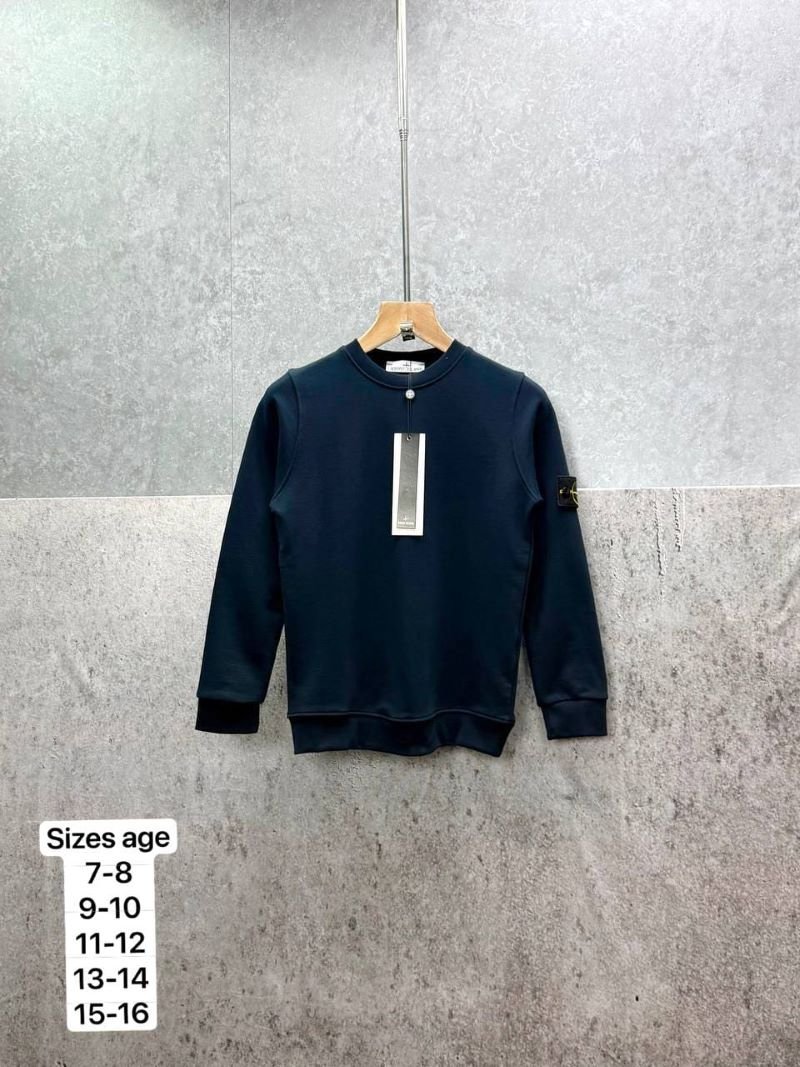 Stone Island Junior / Kid'sCompass Patch Cotton Sweatshirt Collection - Kids Designer Pullover - Image 3