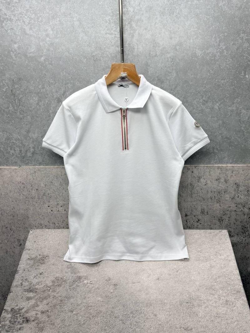 Moncler Designer Quarter-Zip Polo Shirt Collection - Image 3