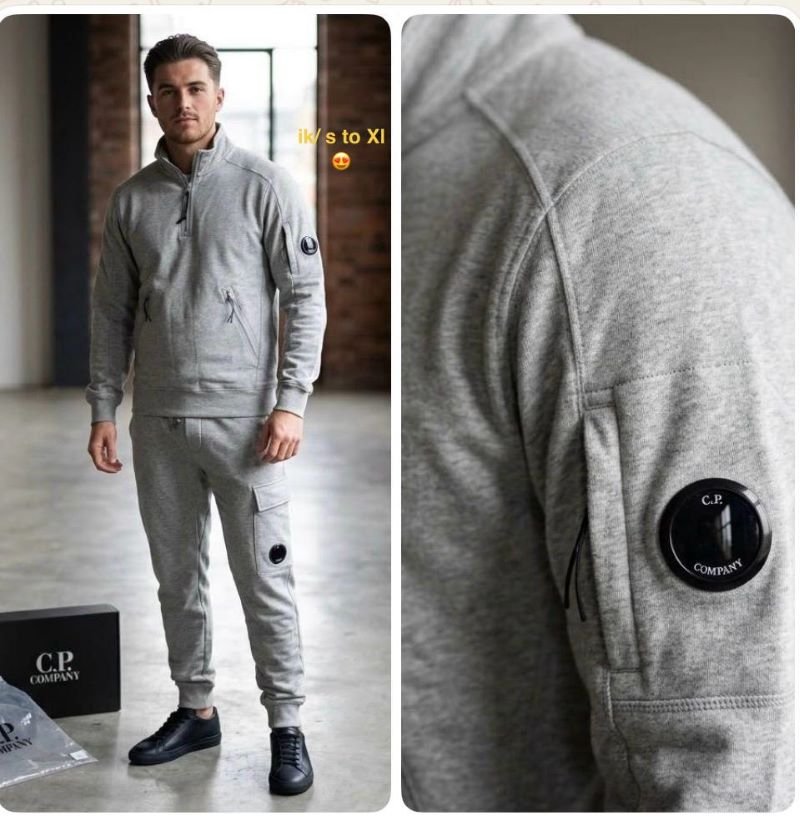 C.P. Company Men's Lens Fleece Tracksuit Collection - Image 3