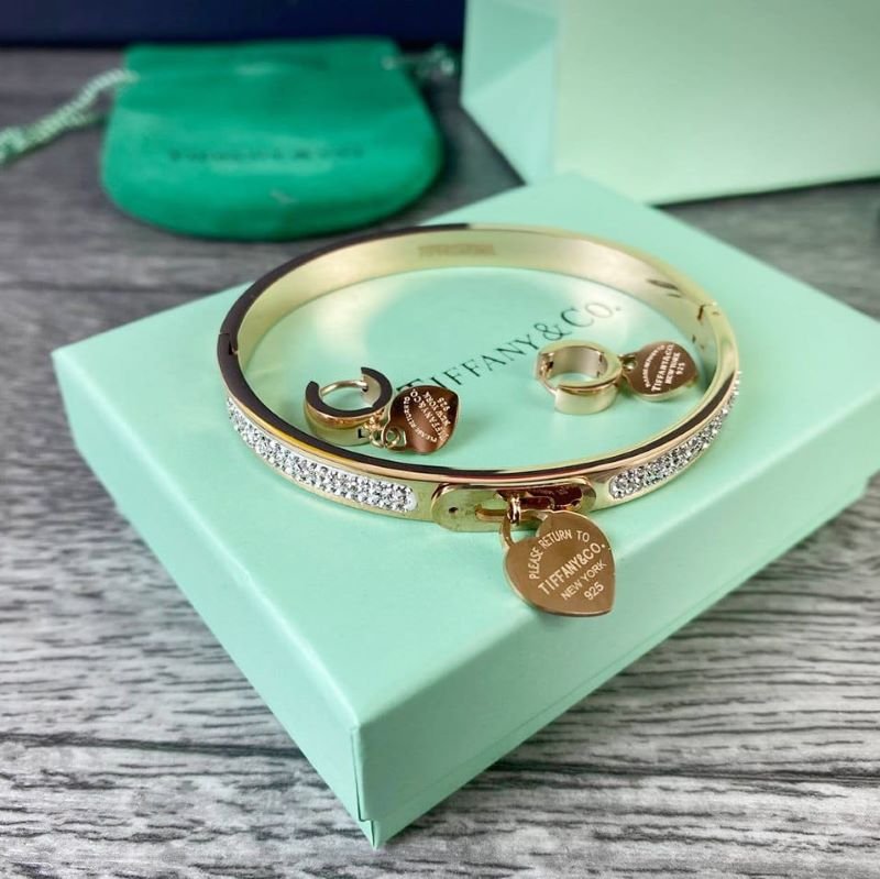 Premium Tiffany & Co. Inspired Jewelry Sets Golden / Silver - Image 4