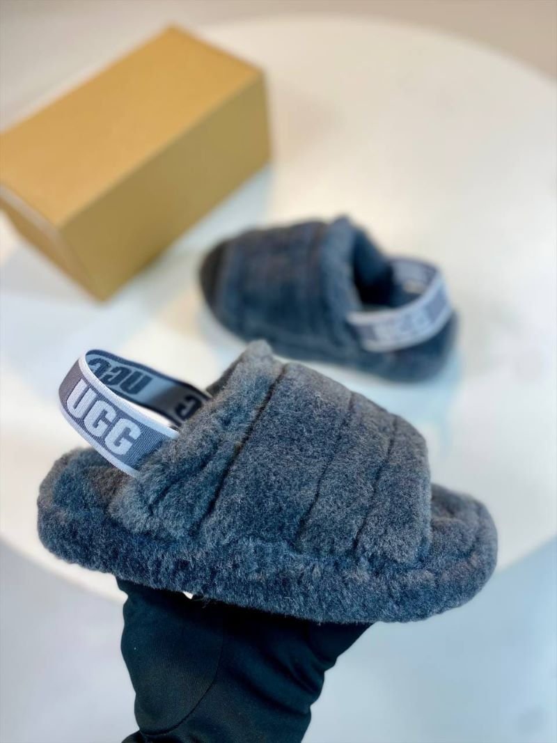 UGG Fluff Yeah Slide – Plush Shearling Slingback Slippers and Sandals - Image 3
