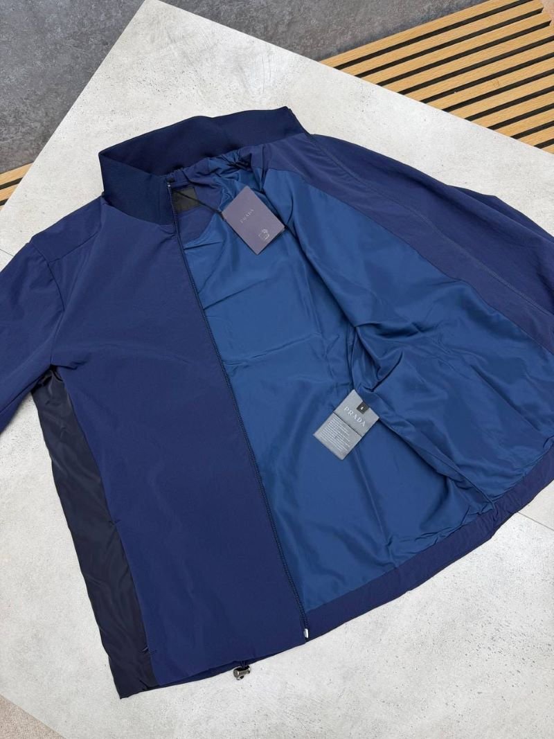 Prada Men's Enamelled Triangle Logo Zip-Through Softshell Track Jacket - Image 3