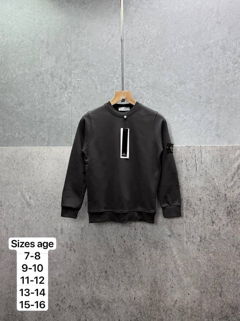 Stone Island Junior / Kid'sCompass Patch Cotton Sweatshirt Collection - Kids Designer Pullover - Image 4