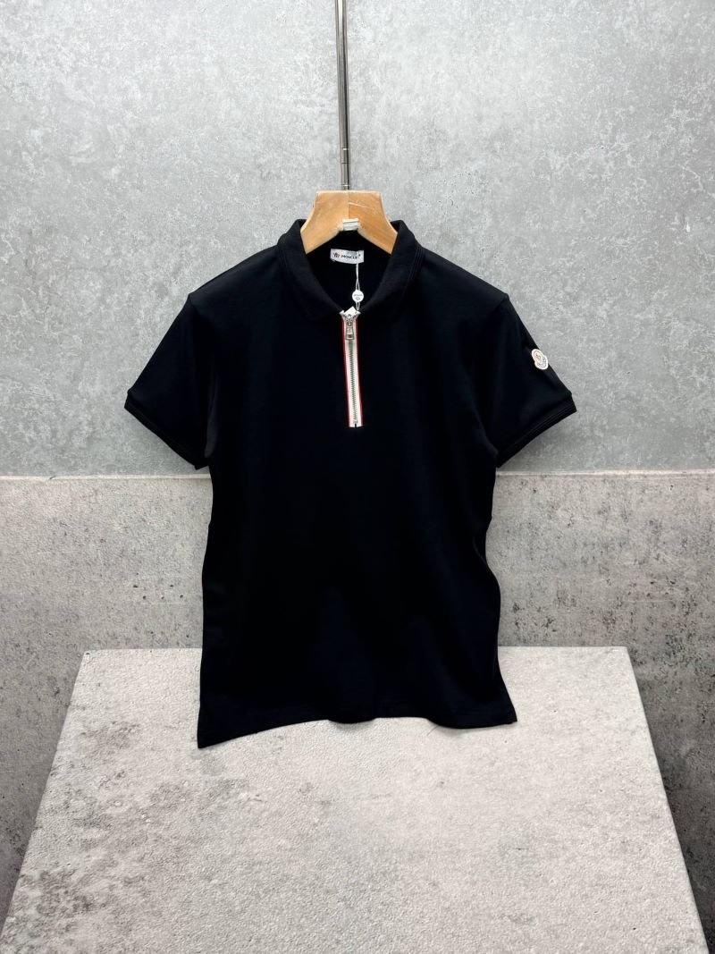 Moncler Designer Quarter-Zip Polo Shirt Collection - Image 4