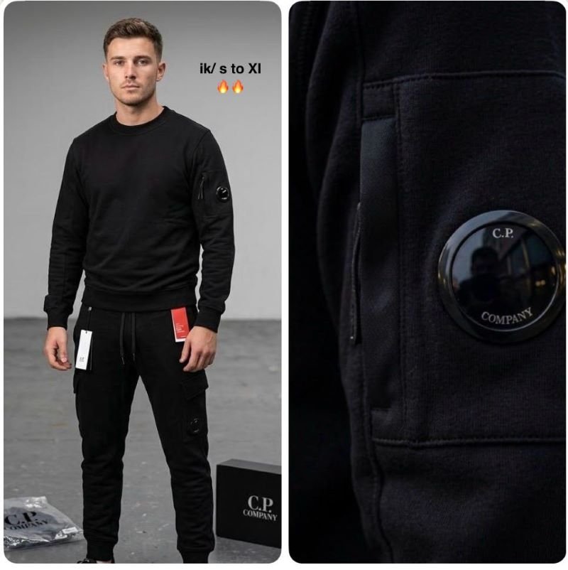 C.P. Company Men's Lens Fleece Tracksuit Collection - Image 4