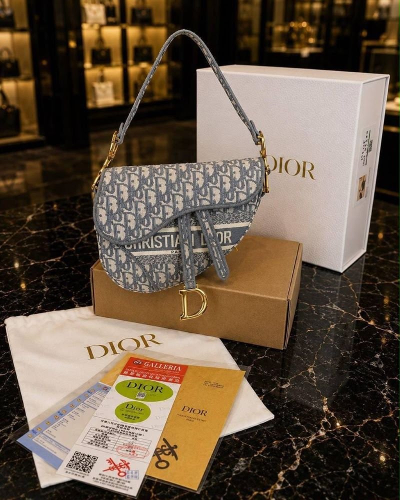 Dior Saddle Bag Collection with Authentic Packaging - Image 4