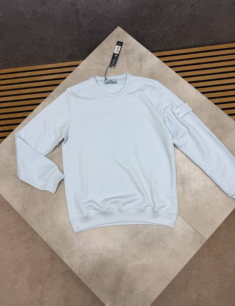 Stone Island Men's Classic Crewneck Sweatshirt Collection - Image 5