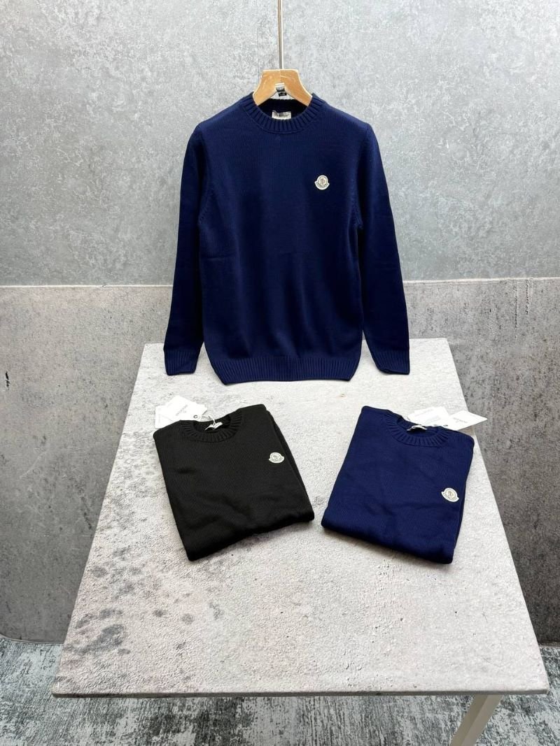 Moncler Men's Logo Patch Crewneck Knit Jumper - Image 4
