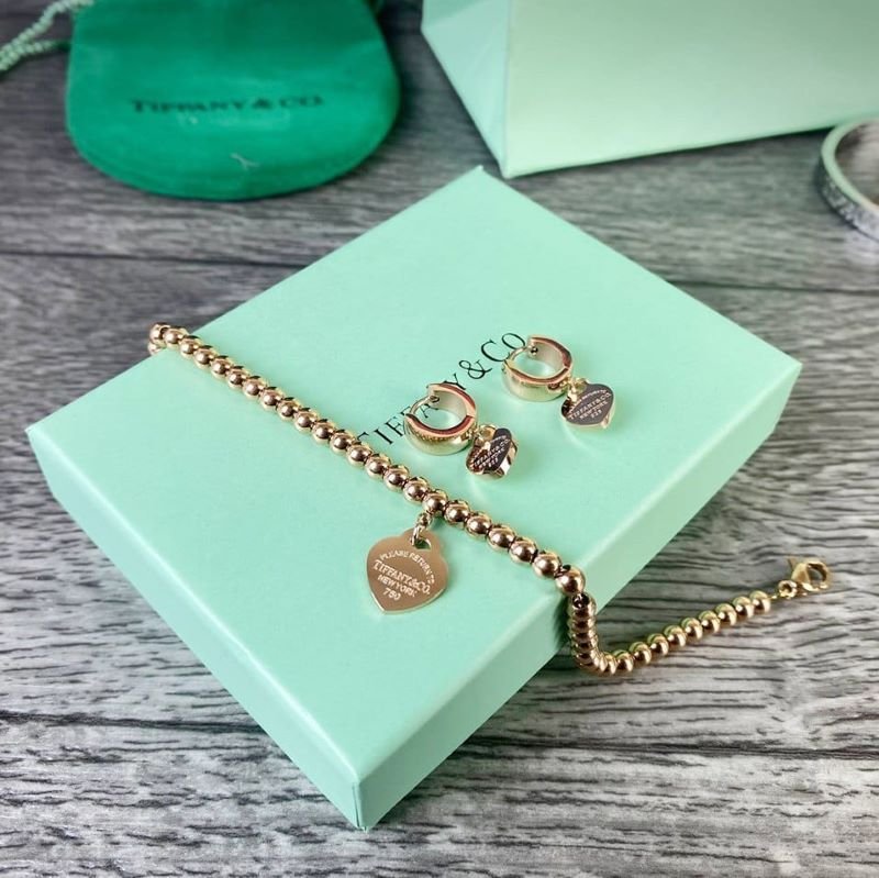 Premium Tiffany & Co. Inspired Jewelry Sets Golden / Silver - Image 5