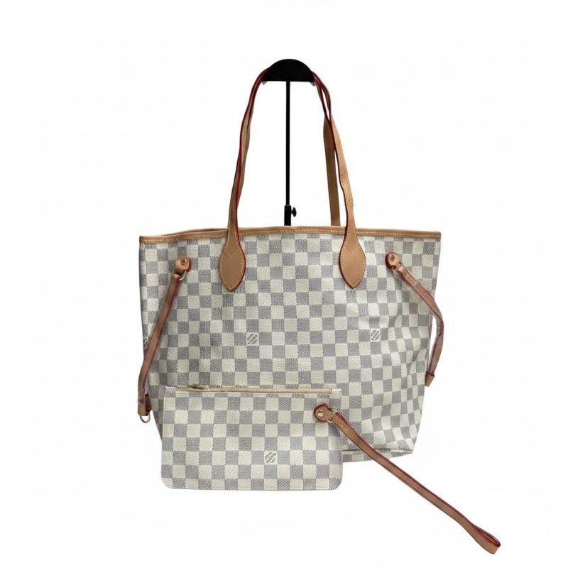 Louis Vuitton Neverfull MM Collection – Luxury Coated Canvas & Leather Tote Bags - Image 5