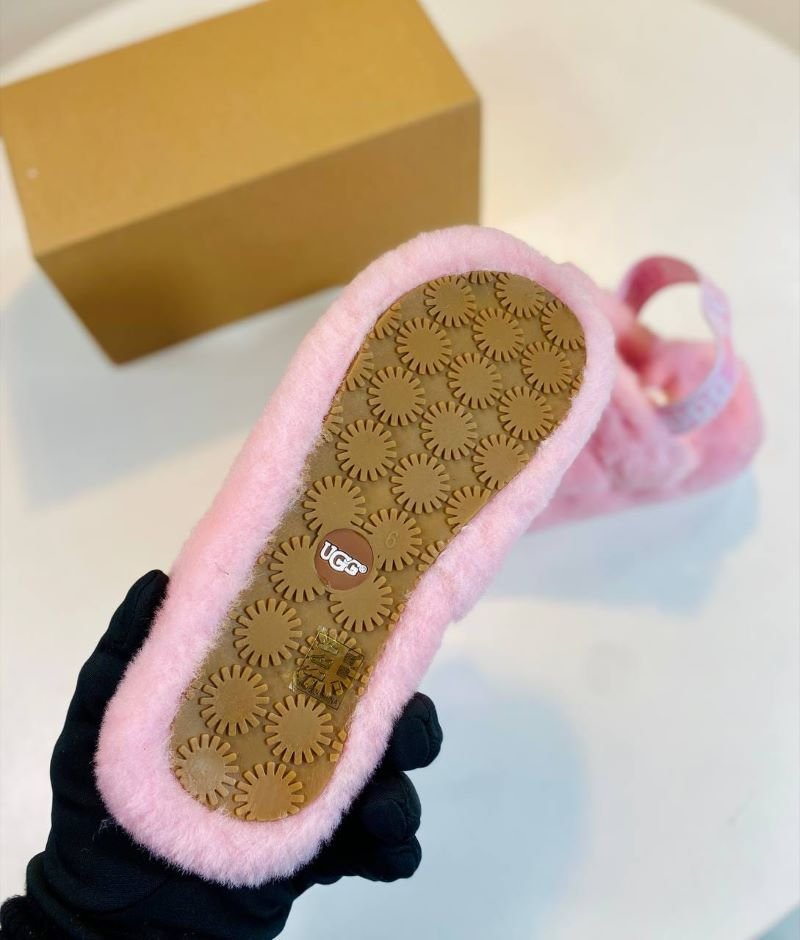 UGG Fluff Yeah Slide – Plush Shearling Slingback Slippers and Sandals - Image 4