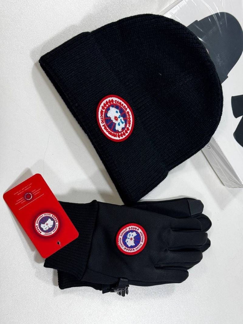 Canada Goose Arctic Program Winter Beanie and Gloves Set - Luxury Cold-Weather Accessory Combo - Image 4