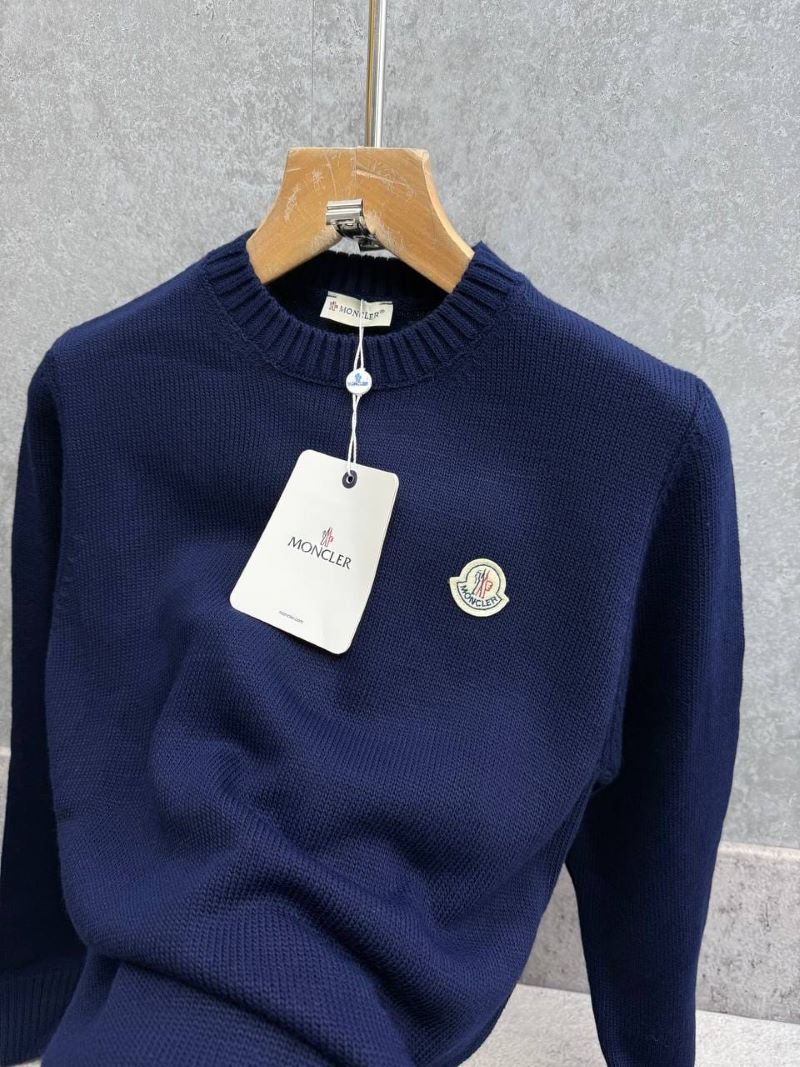 Moncler Men's Logo Patch Crewneck Knit Jumper - Image 5