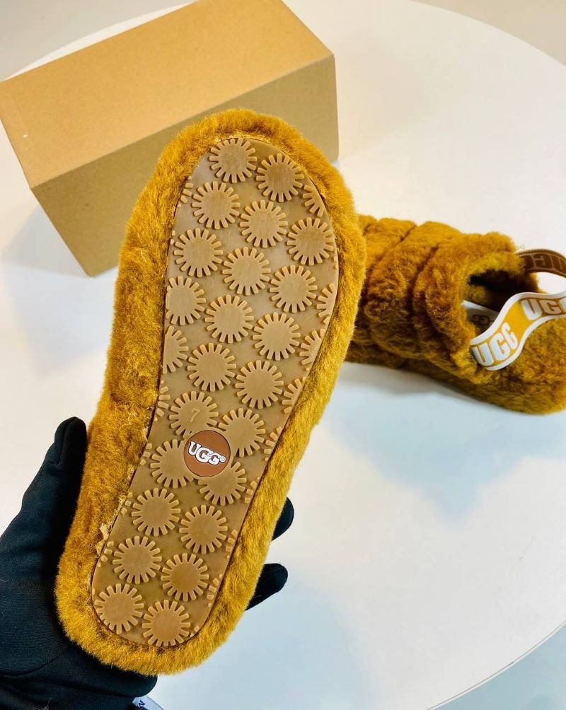 UGG Fluff Yeah Slide – Plush Shearling Slingback Slippers and Sandals - Image 5