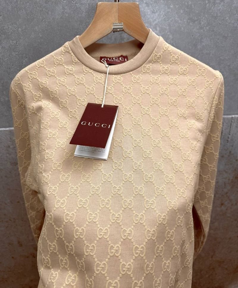 Gucci Embossed Monogram Crewneck Sweatshirt - Premium Designer Pullover - Image 6