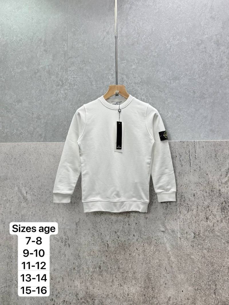 Stone Island Junior / Kid'sCompass Patch Cotton Sweatshirt Collection - Kids Designer Pullover - Image 5