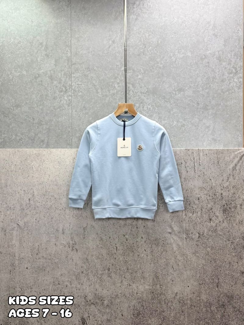 Moncler Junior Logo Patch Cotton Sweatshirt Collection - Kids Designer Pullover - Image 5
