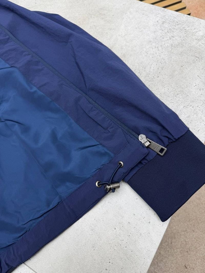 Prada Men's Enamelled Triangle Logo Zip-Through Softshell Track Jacket - Image 5