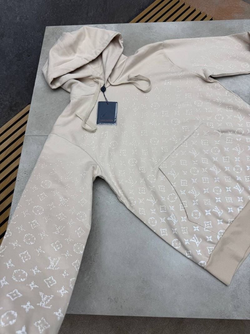 Louis Vuitton Gradient Monogram Crystal Pullover Hoodie Collection - Image 5
