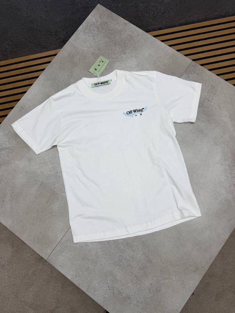 Off-White Graphic Print Short-Sleeve Cotton T-Shirt - Image 5